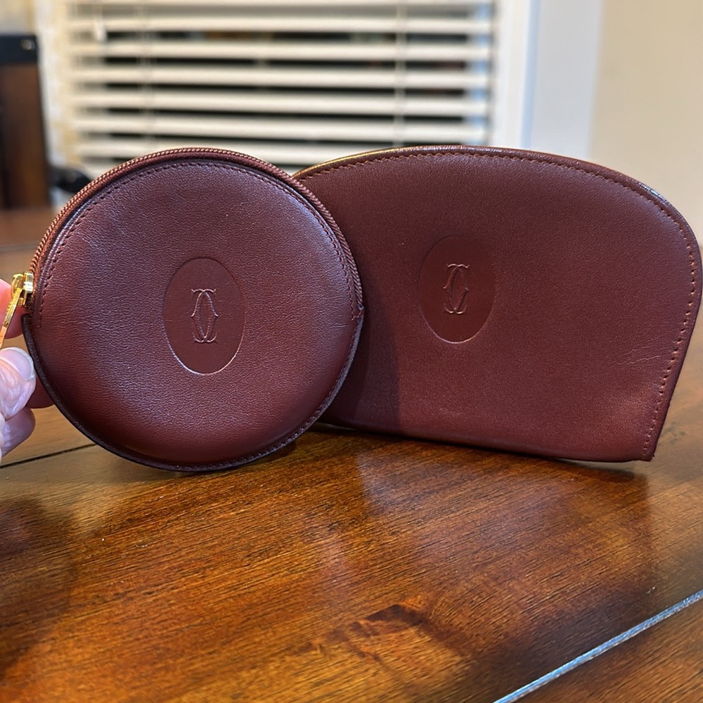 Cartier Pouch and Coin Purse in EXCELLENT used condition.